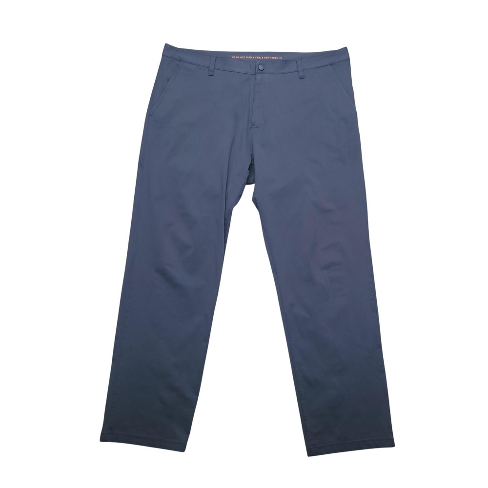 Rhone Pants Mens 38x29 Blue Commuter Performance Chino Stretch Casual Slim Fit